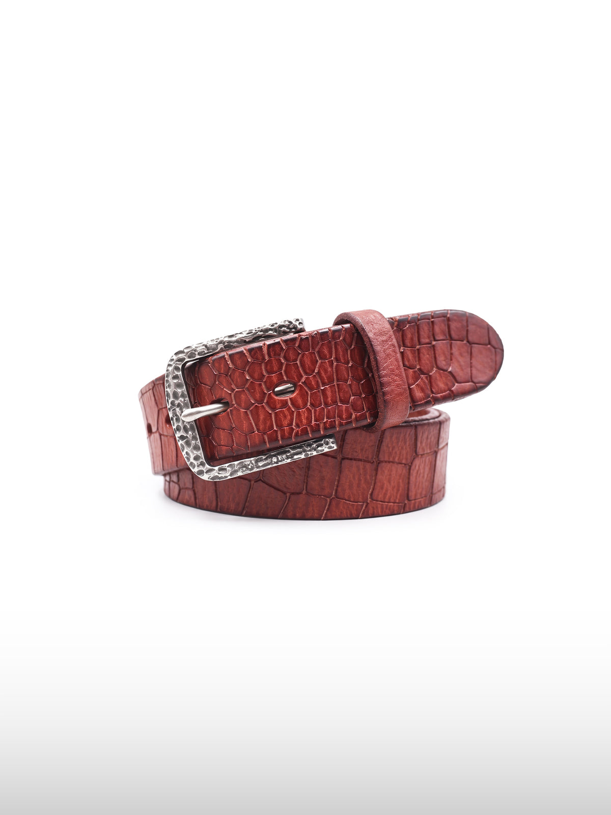 Meteor Croc Leather Belt