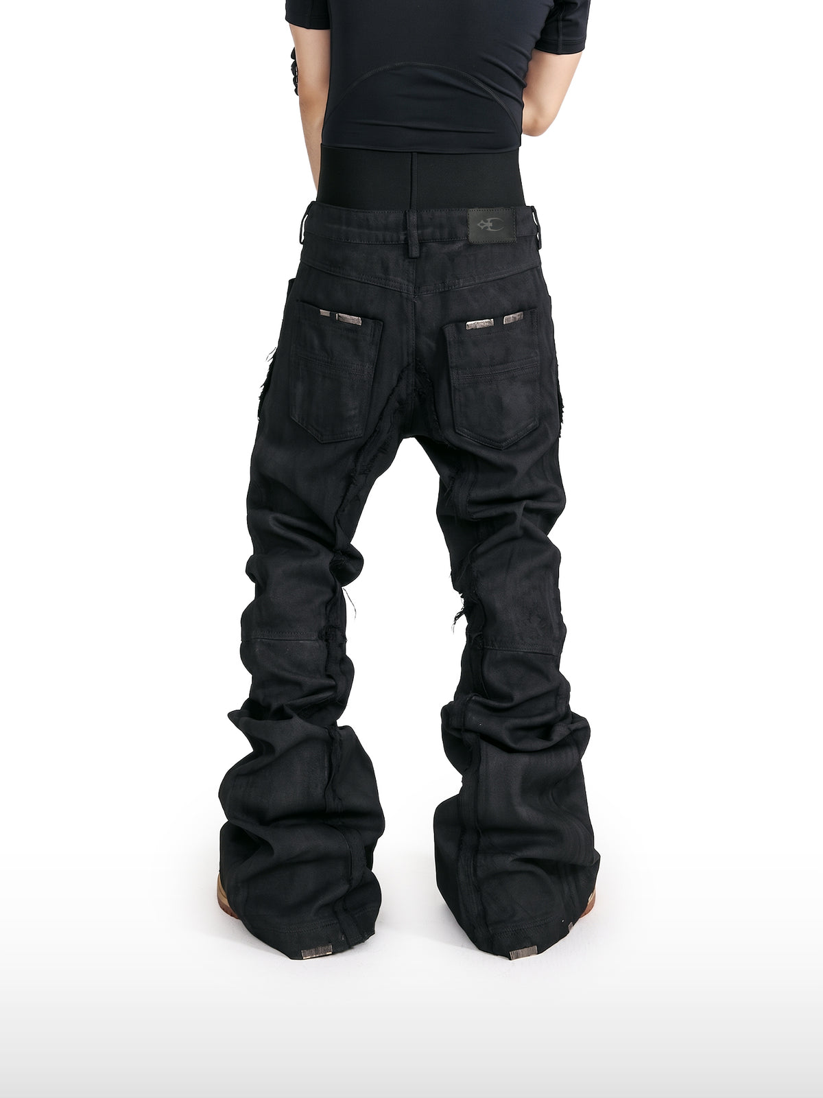 Night Black Flared Jeans