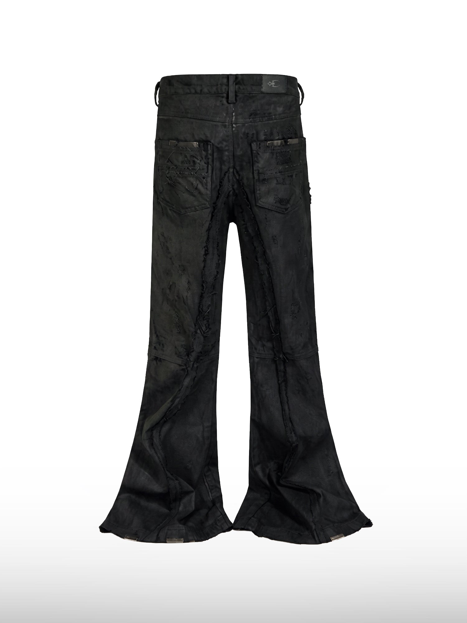 Night Black Flared Jeans