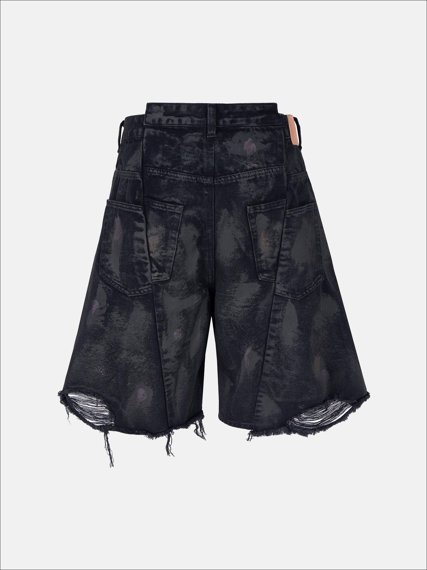 Noir Fray Shorts