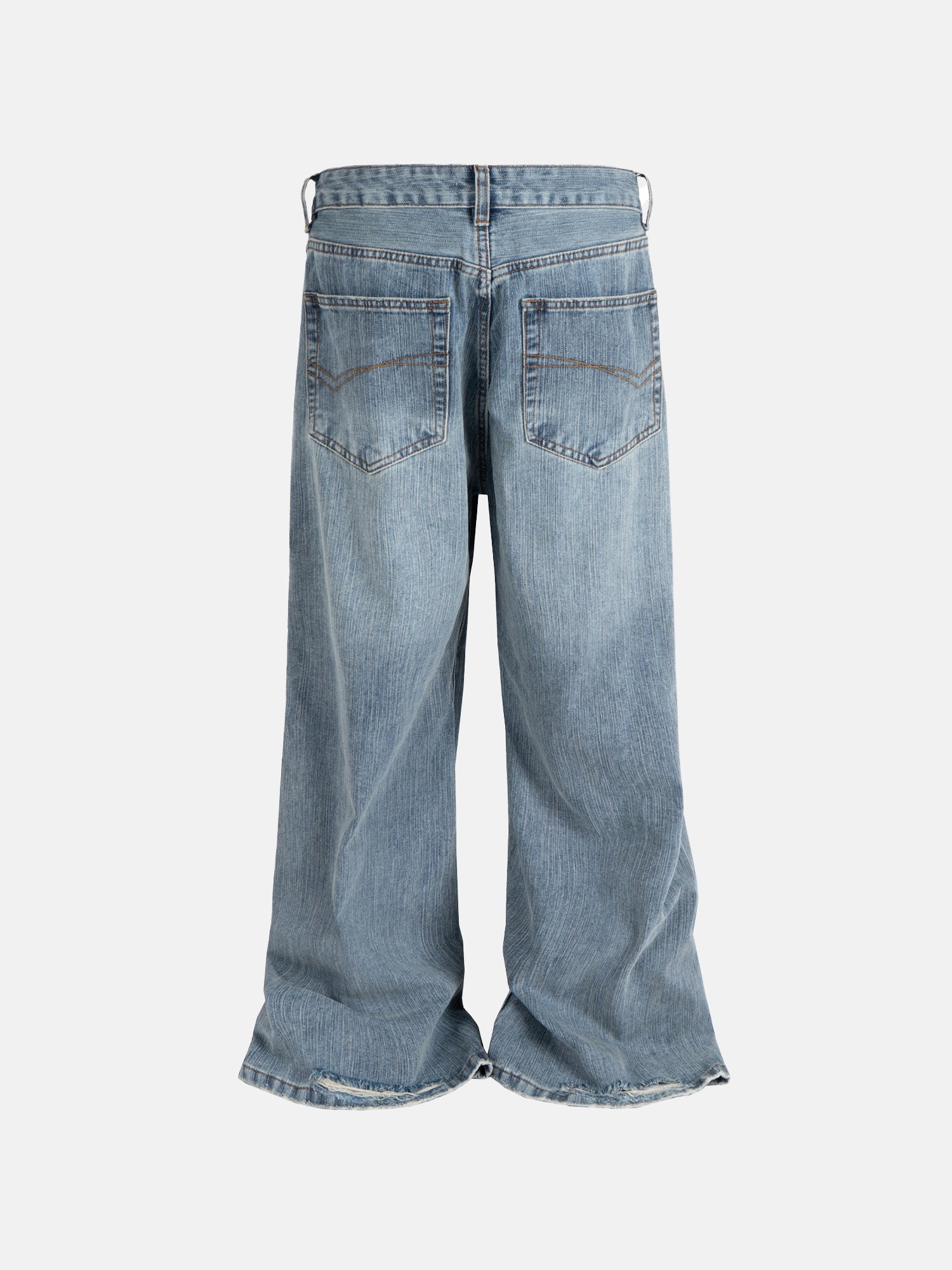 Oversized Faded Jeans