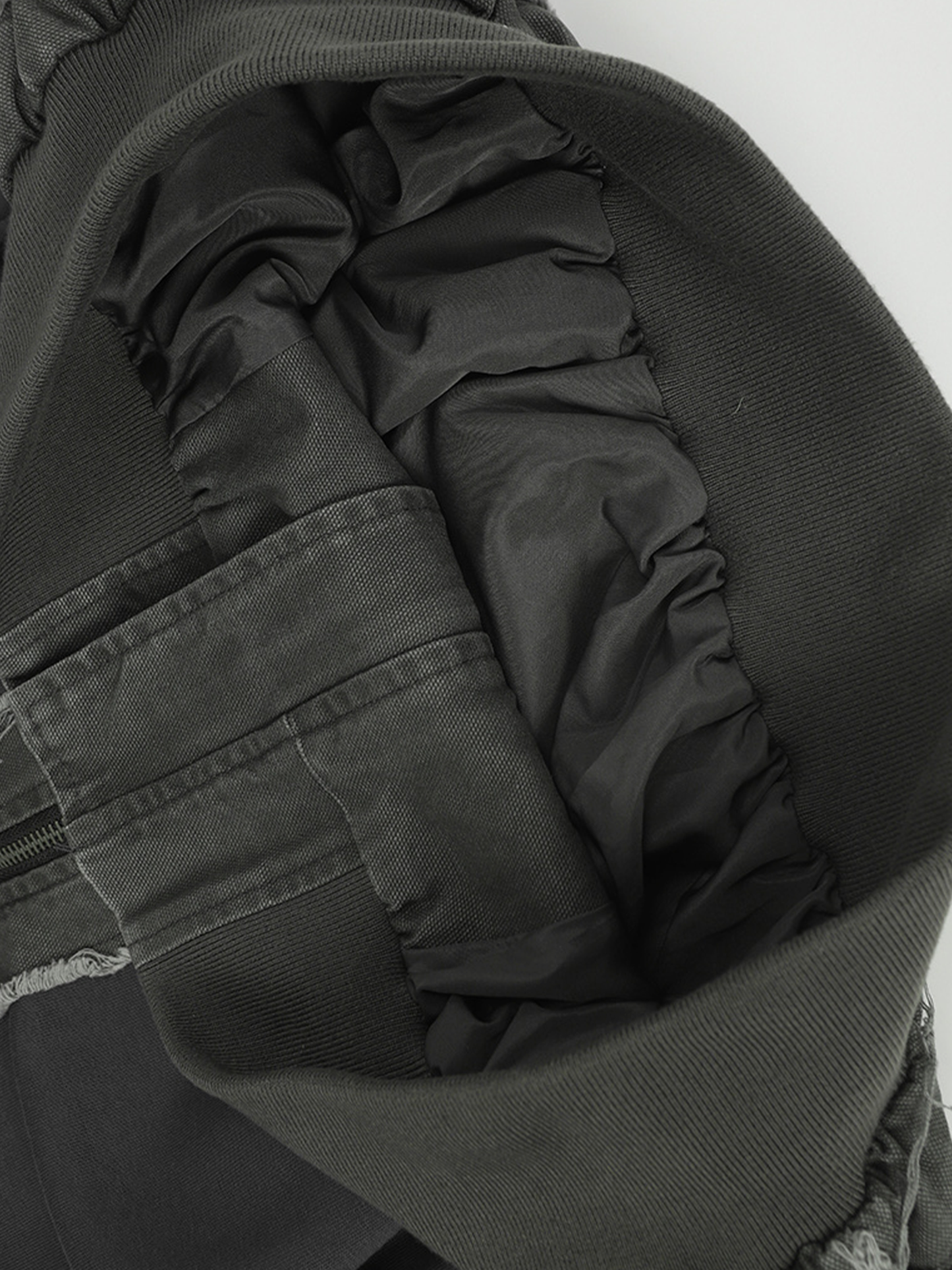 Giubbotto bomber patchwork