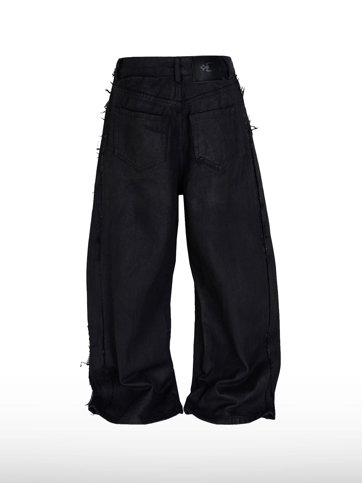 Gitzwarte jeans