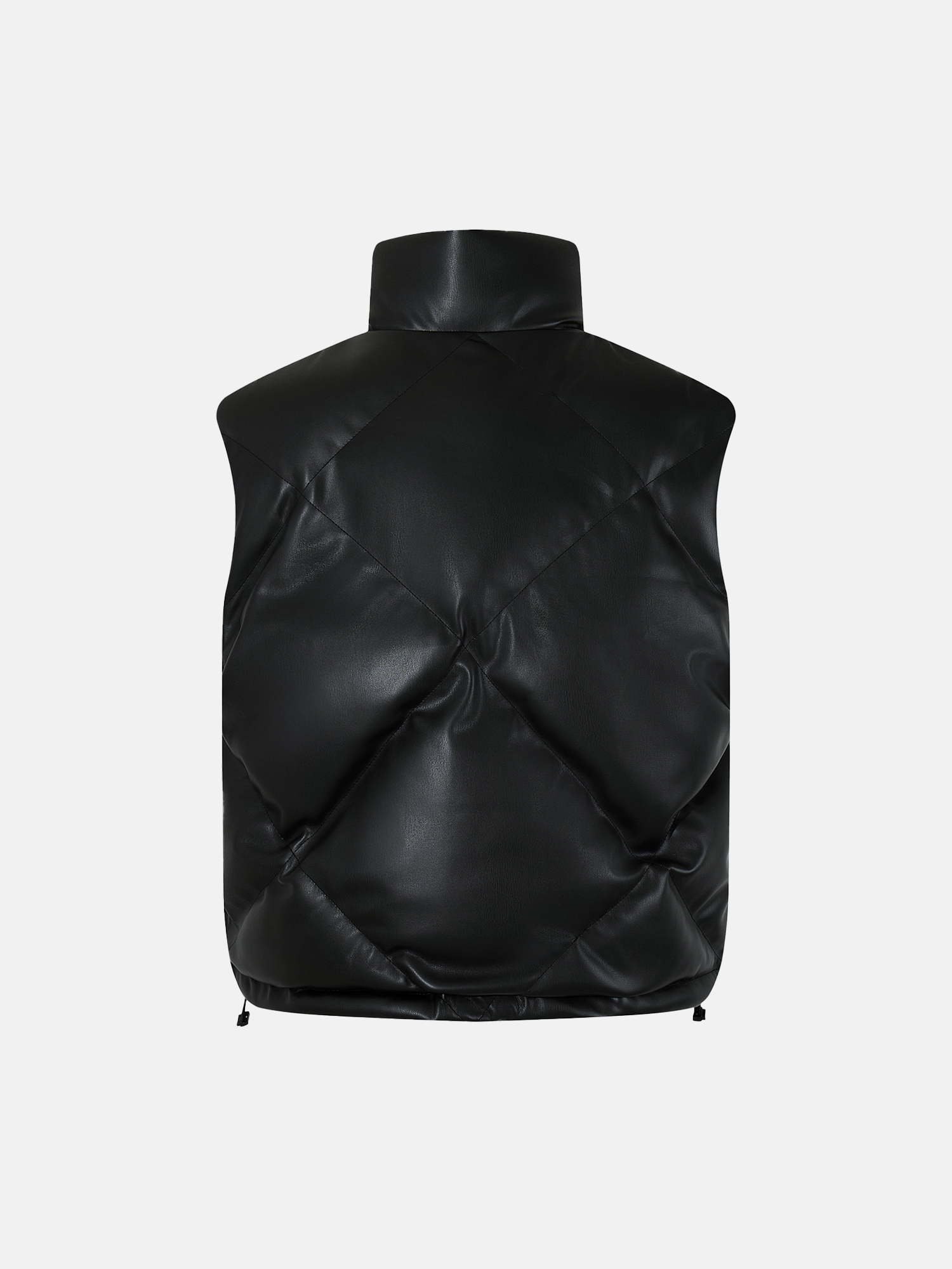 Gilet nero trapuntato