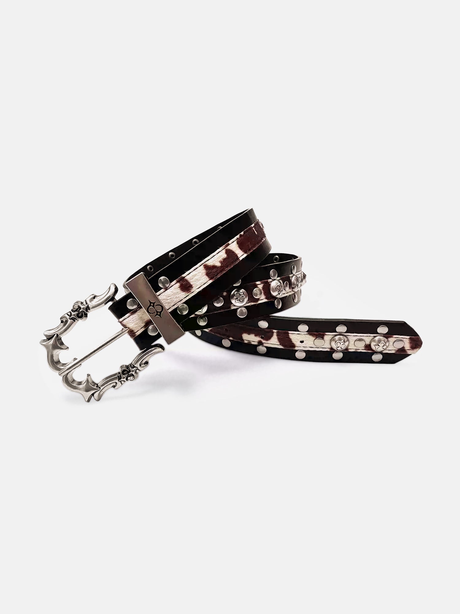 Cinturón resistente de piel de vaca