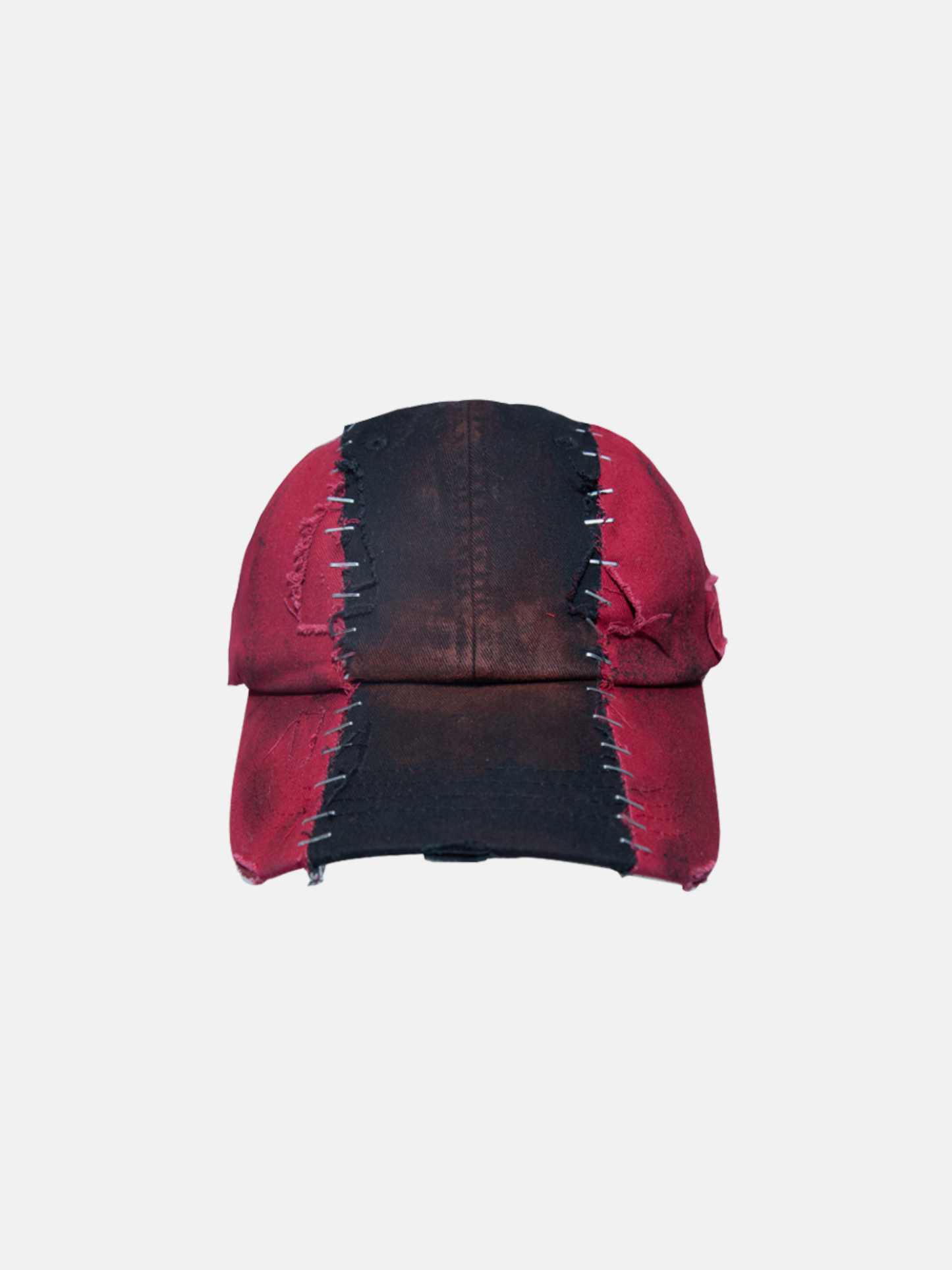Red Black Stitch Cap