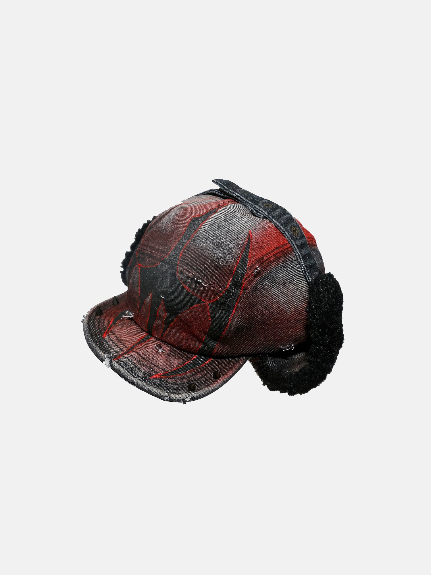 Red Flame Trapper Hat