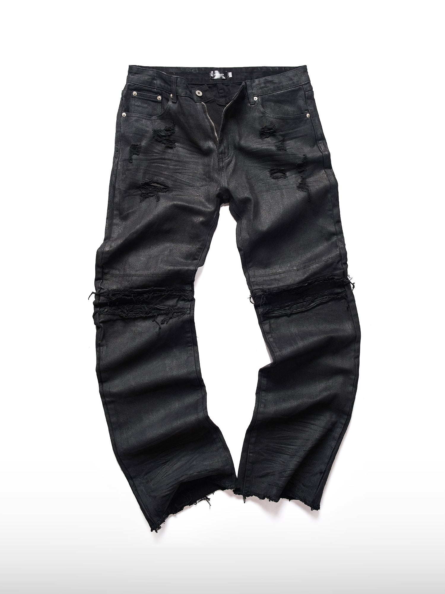 Resin Distressed Jeans