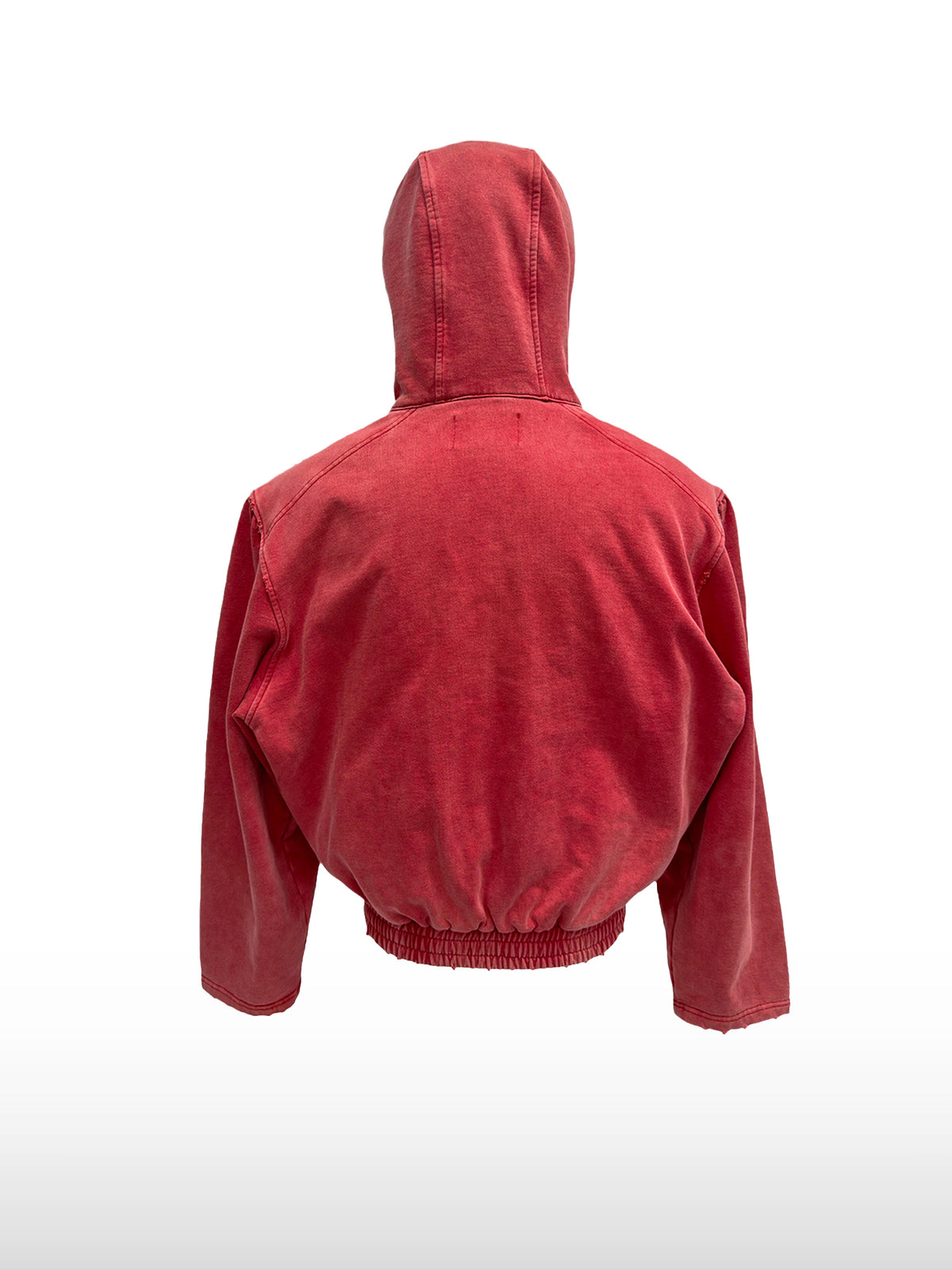 Felpa con cappuccio rossa retrò