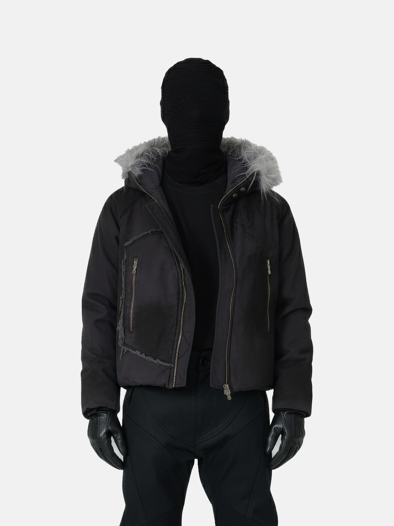 Chaqueta Stormveil Distressed con capucha