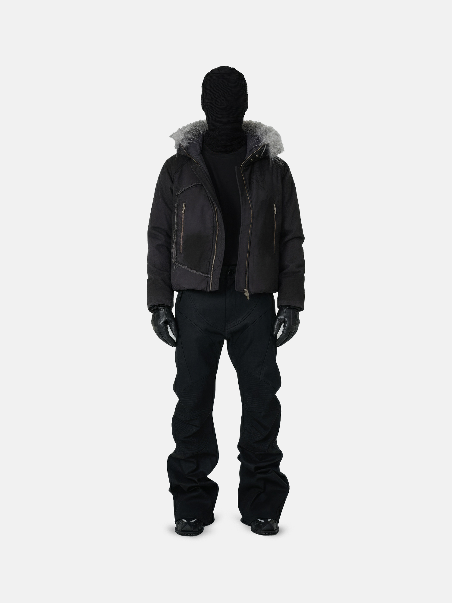 Chaqueta Stormveil Distressed con capucha