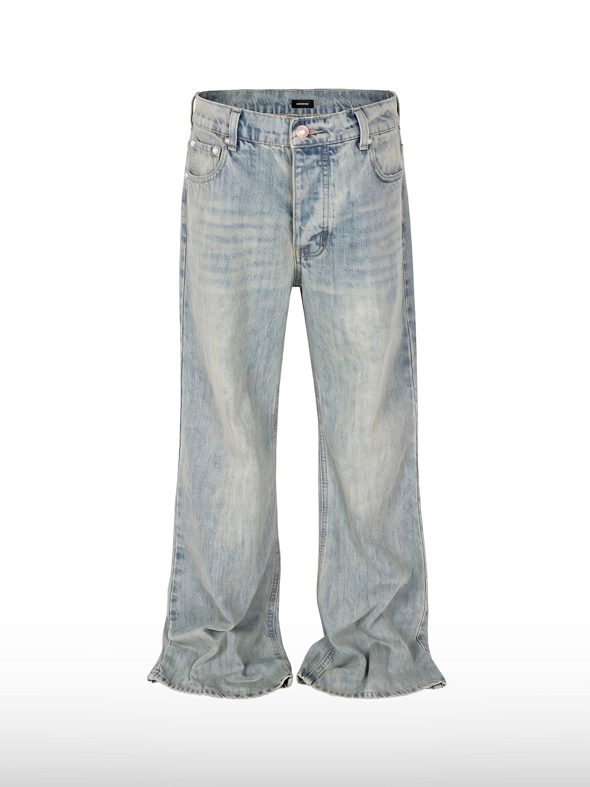 Vide jeans med stacked passform