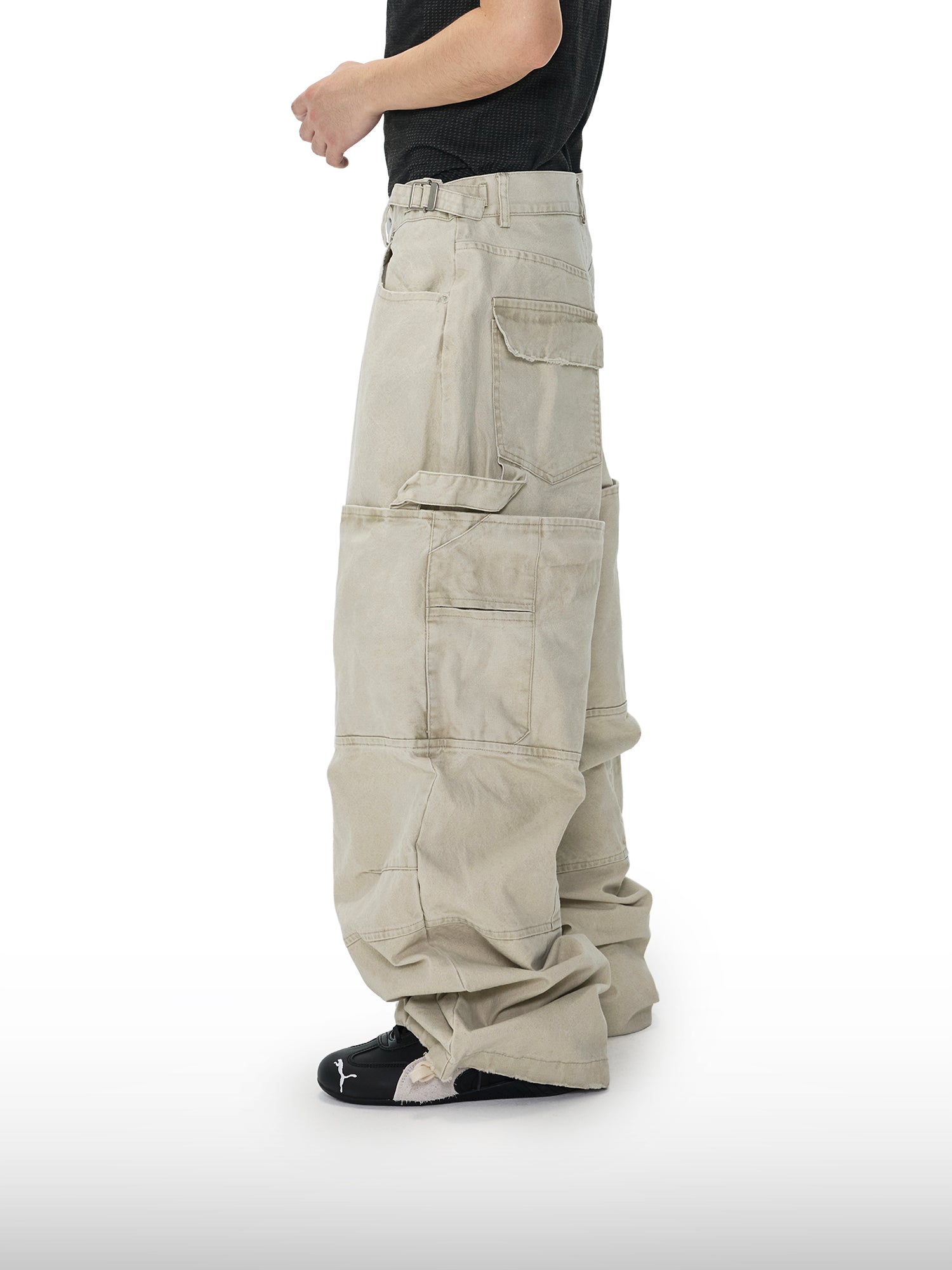 Pantalon couleur pierre