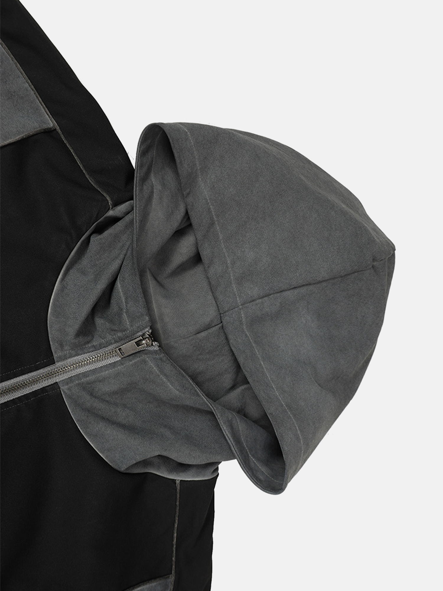 Veste zippée bicolore