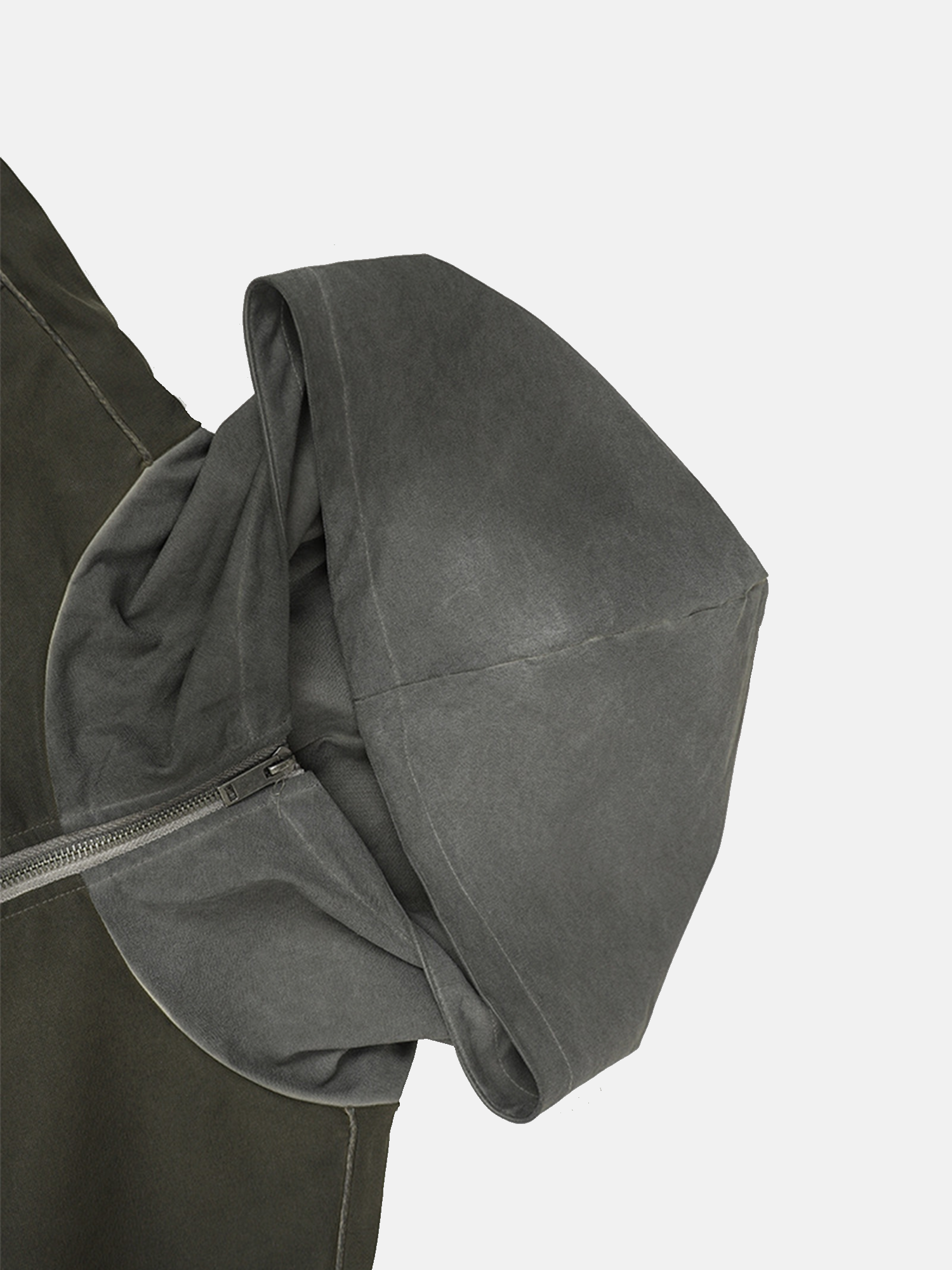 Veste zippée bicolore