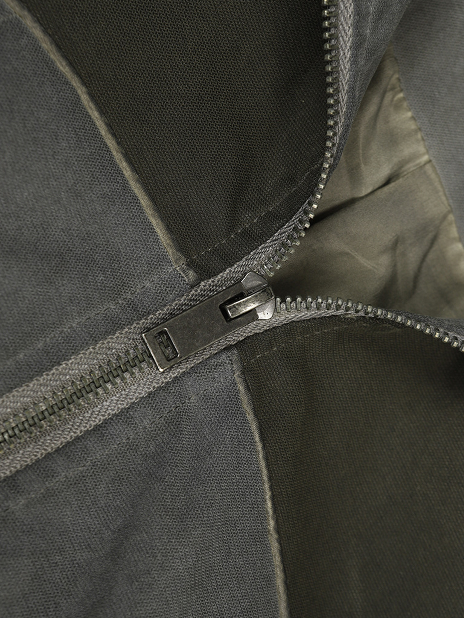 Veste zippée bicolore