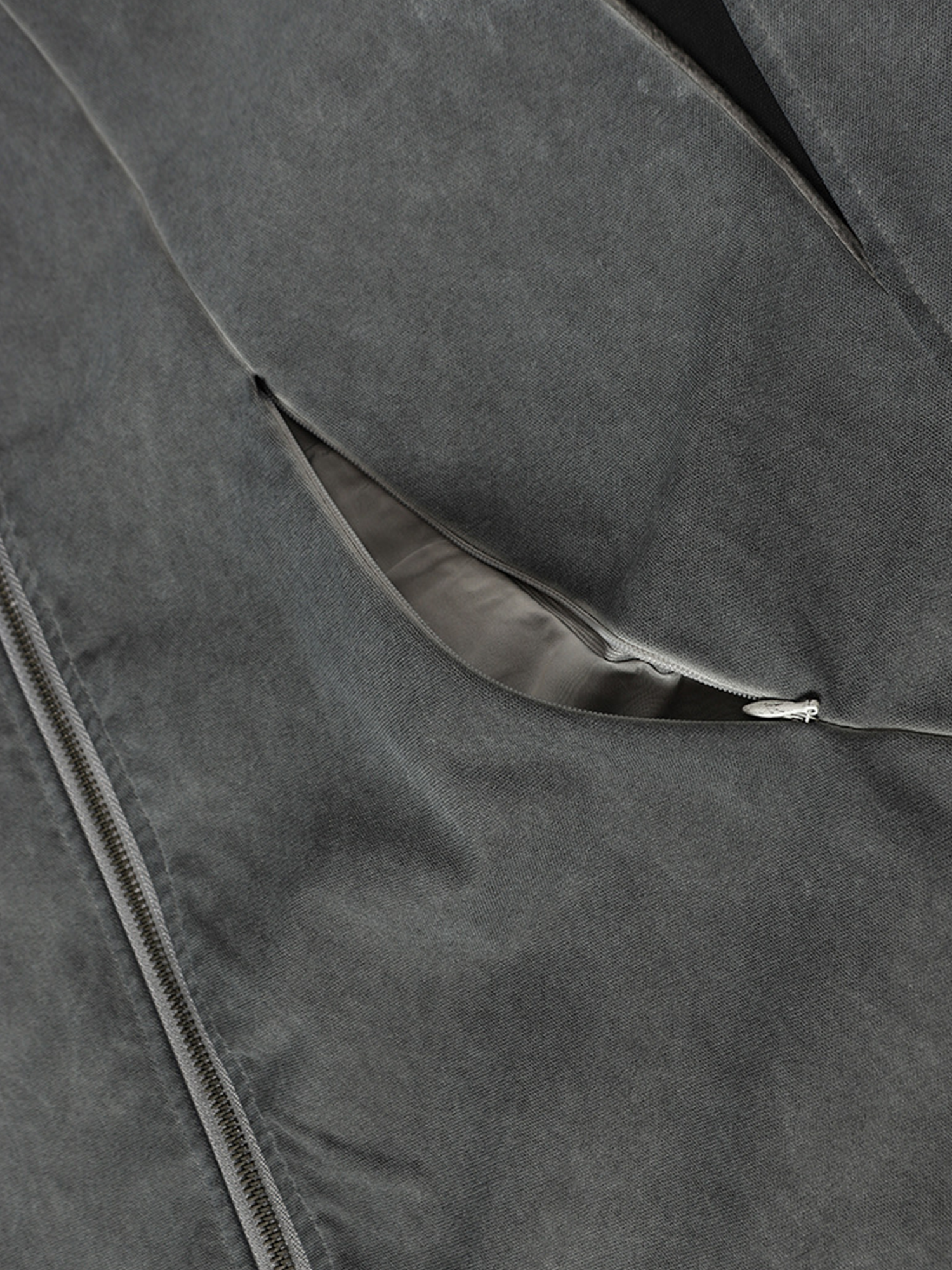 Veste zippée bicolore