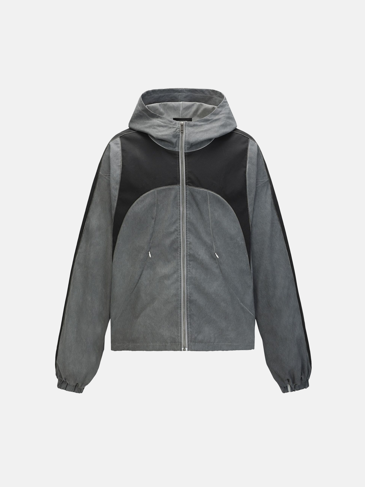 Veste zippée bicolore
