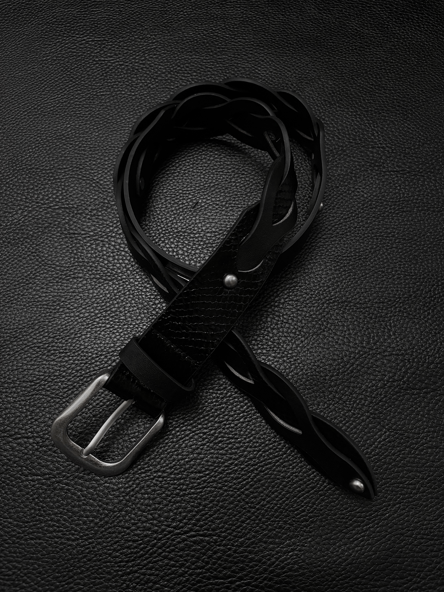 Twist Leather Belt