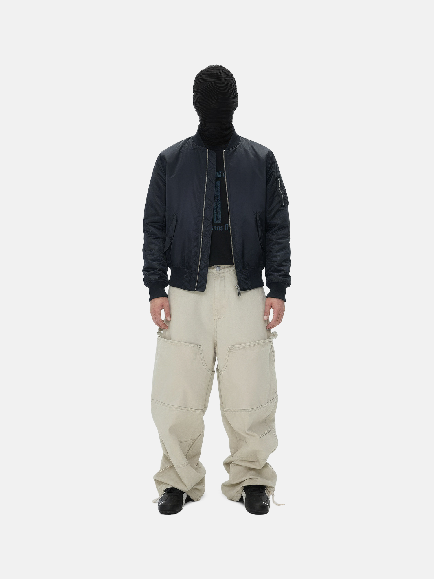 Cazadora Bomber Zipper Back