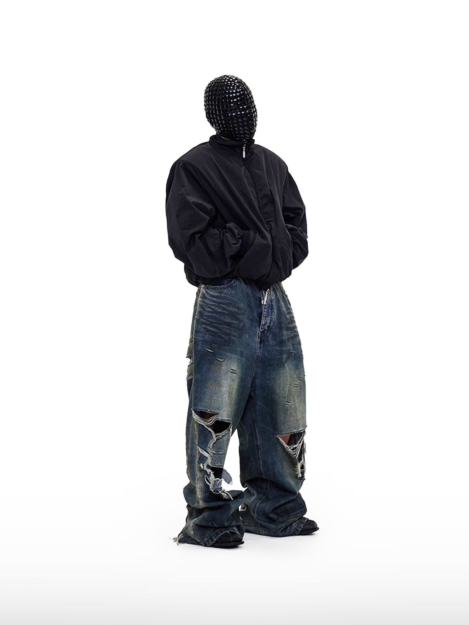 Wrecked Wide Jeans