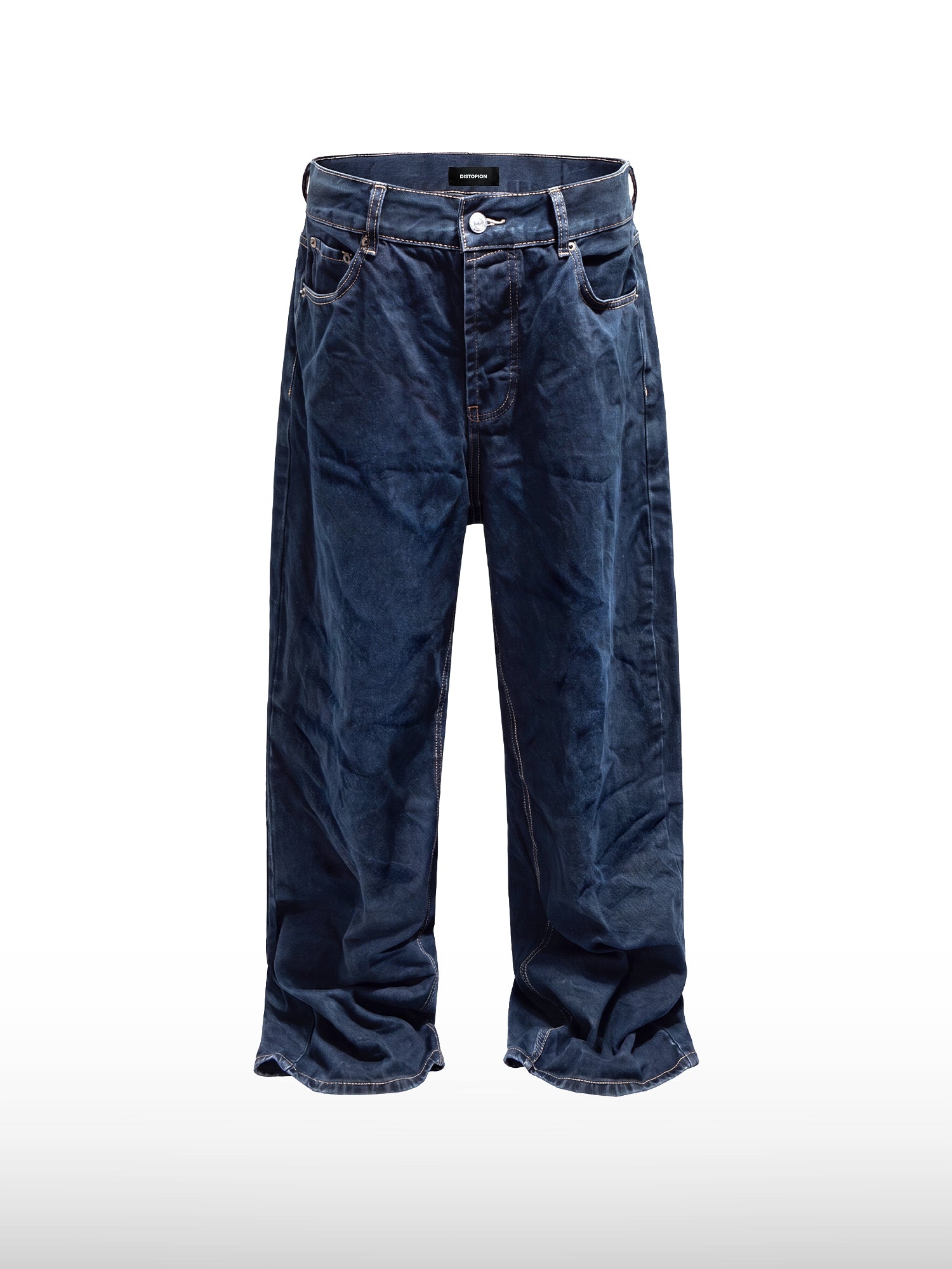 Wide Straight Denim Pants