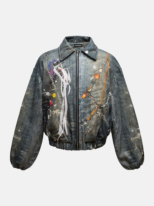 Veste en jean du chaos