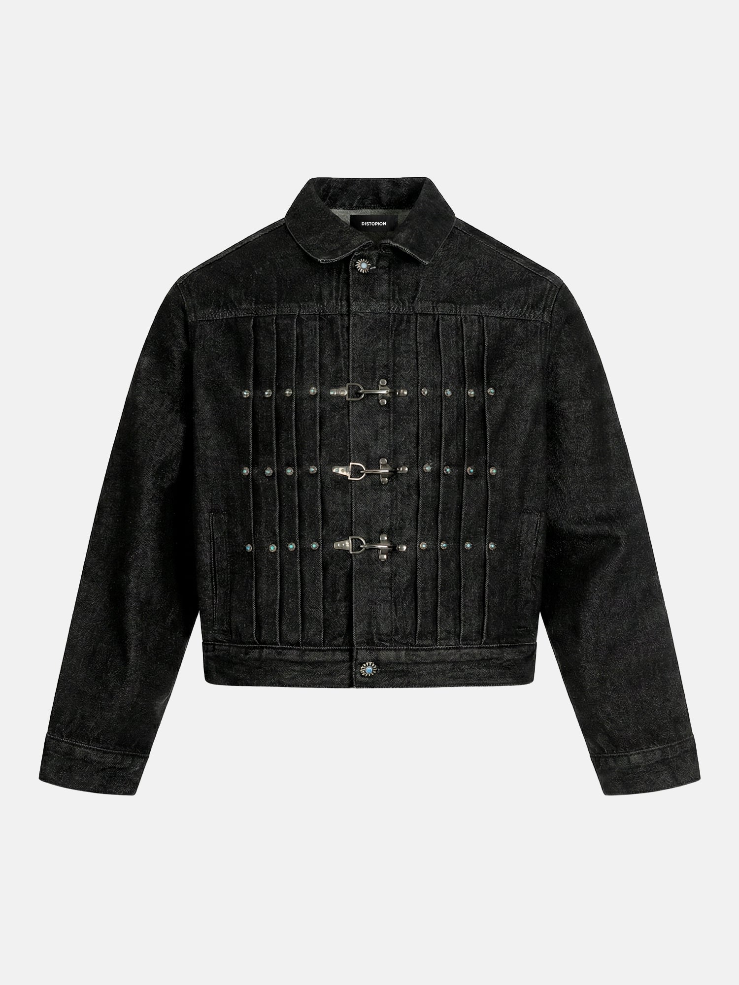 Amulet Pleated Denim Jacket