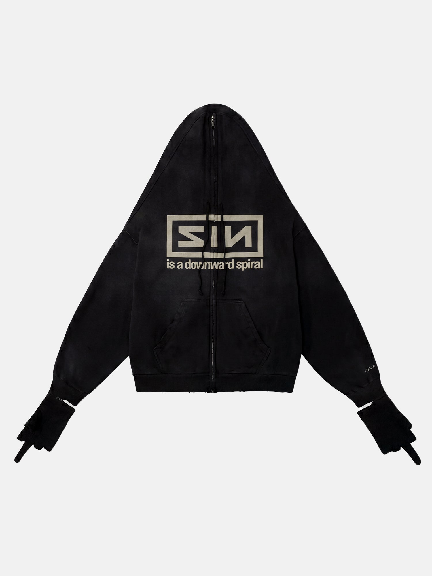 Defiance Finger Zip Hoodie