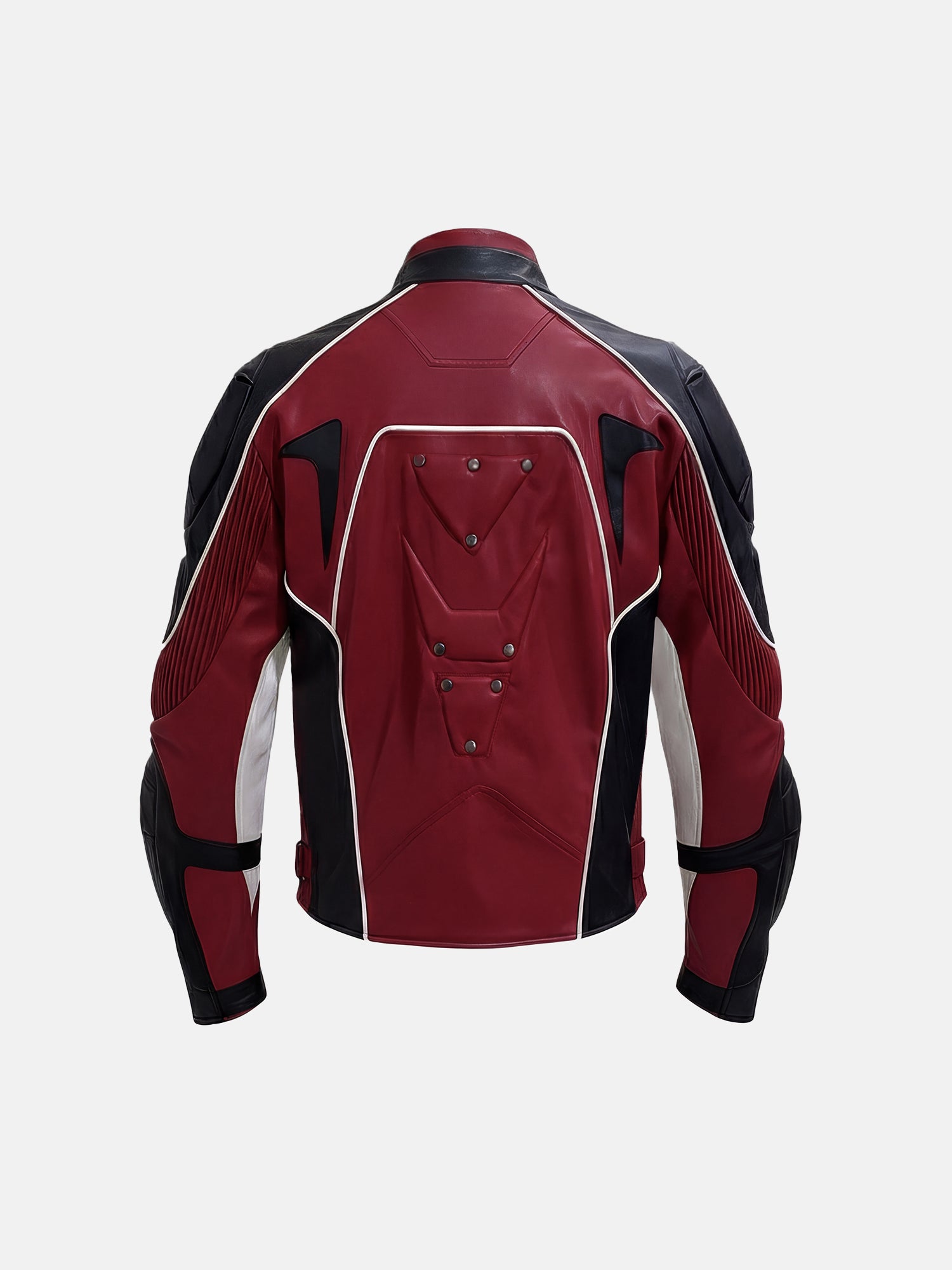 Chaqueta Moto Roja Negra