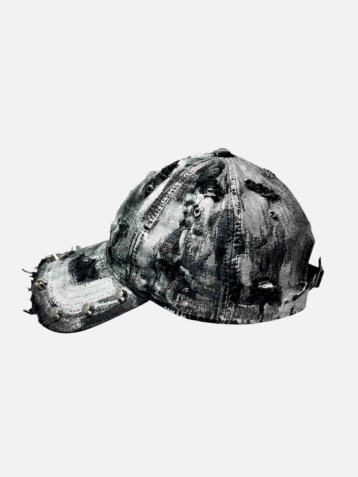 Silver Grunge Cap