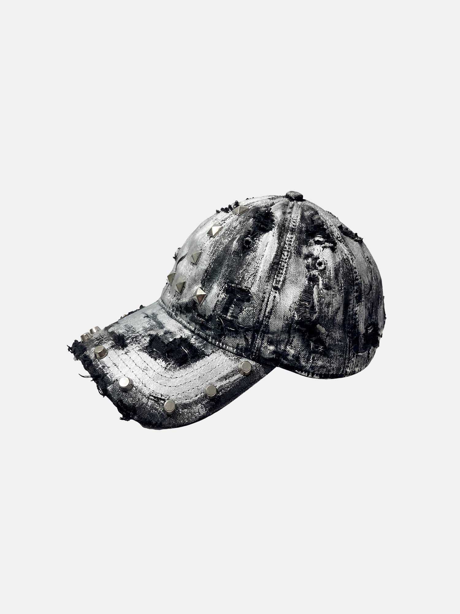 Silver Grunge Cap