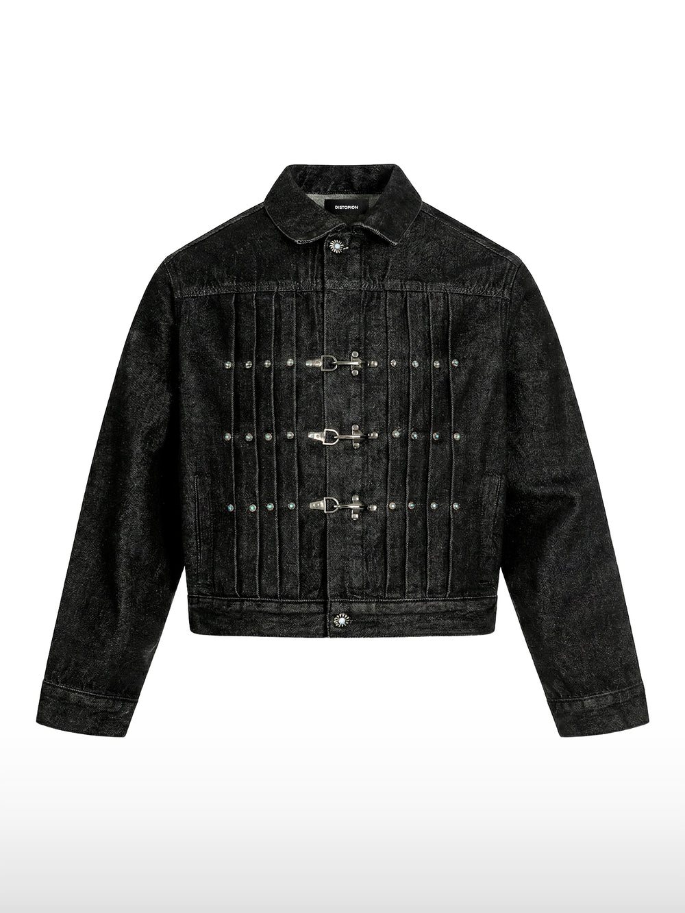 Jachetă din denim plisată Amulet