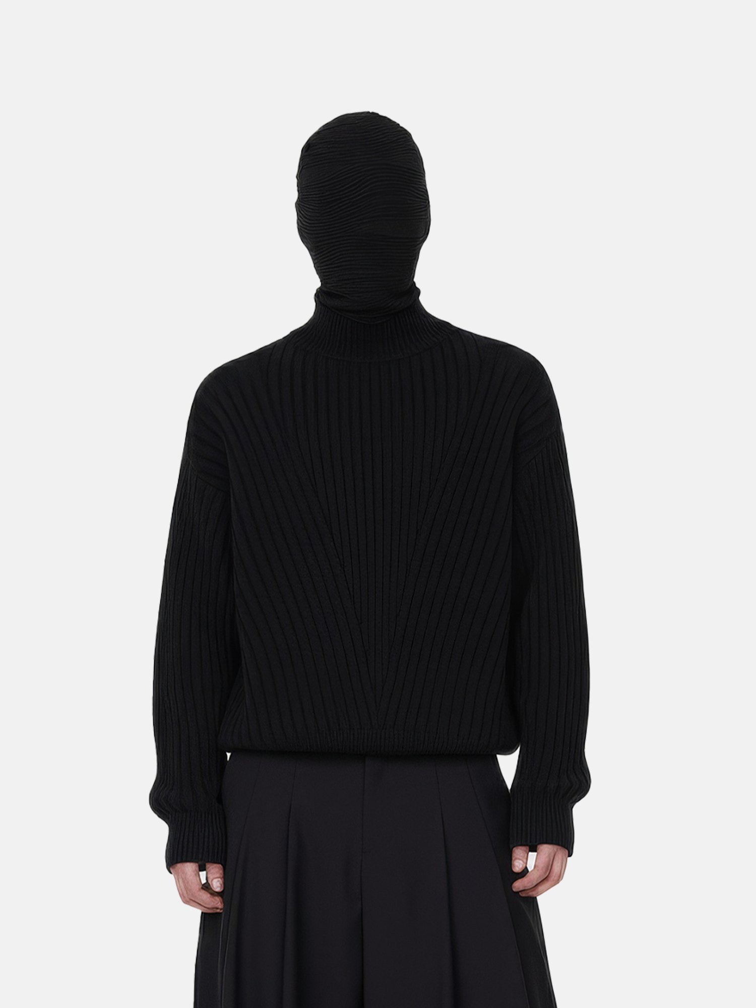 Pull en maille noir