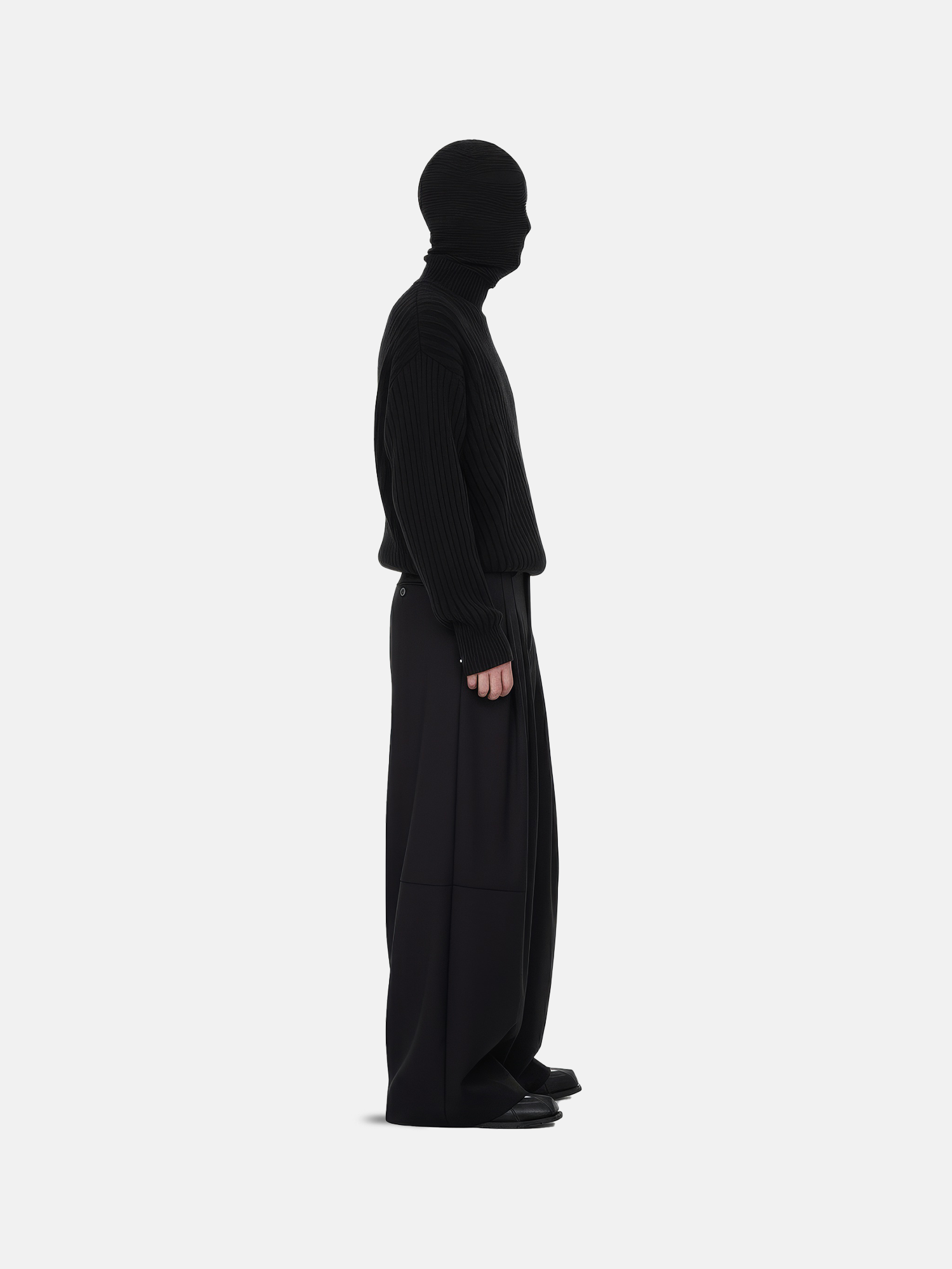 Pull en maille noir
