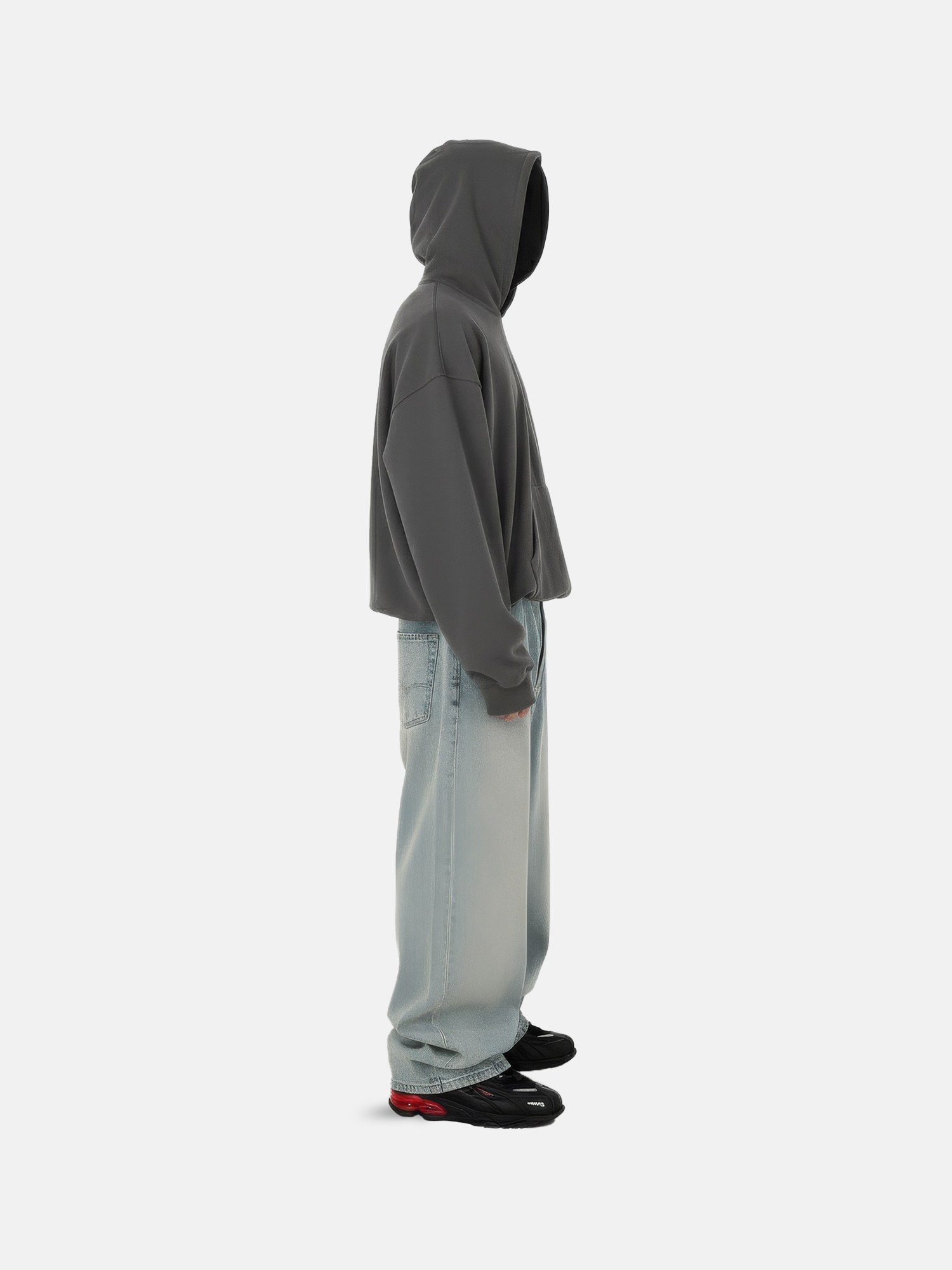 Sudadera con capucha opaca