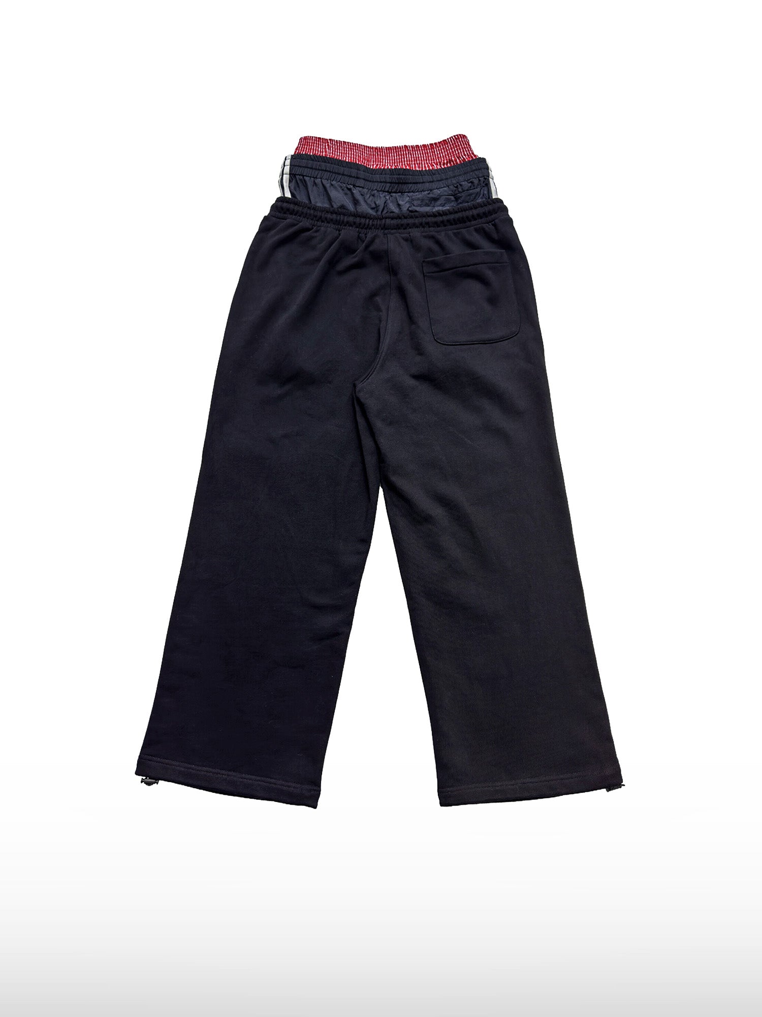 Triple-Waist Heather Sweatpants