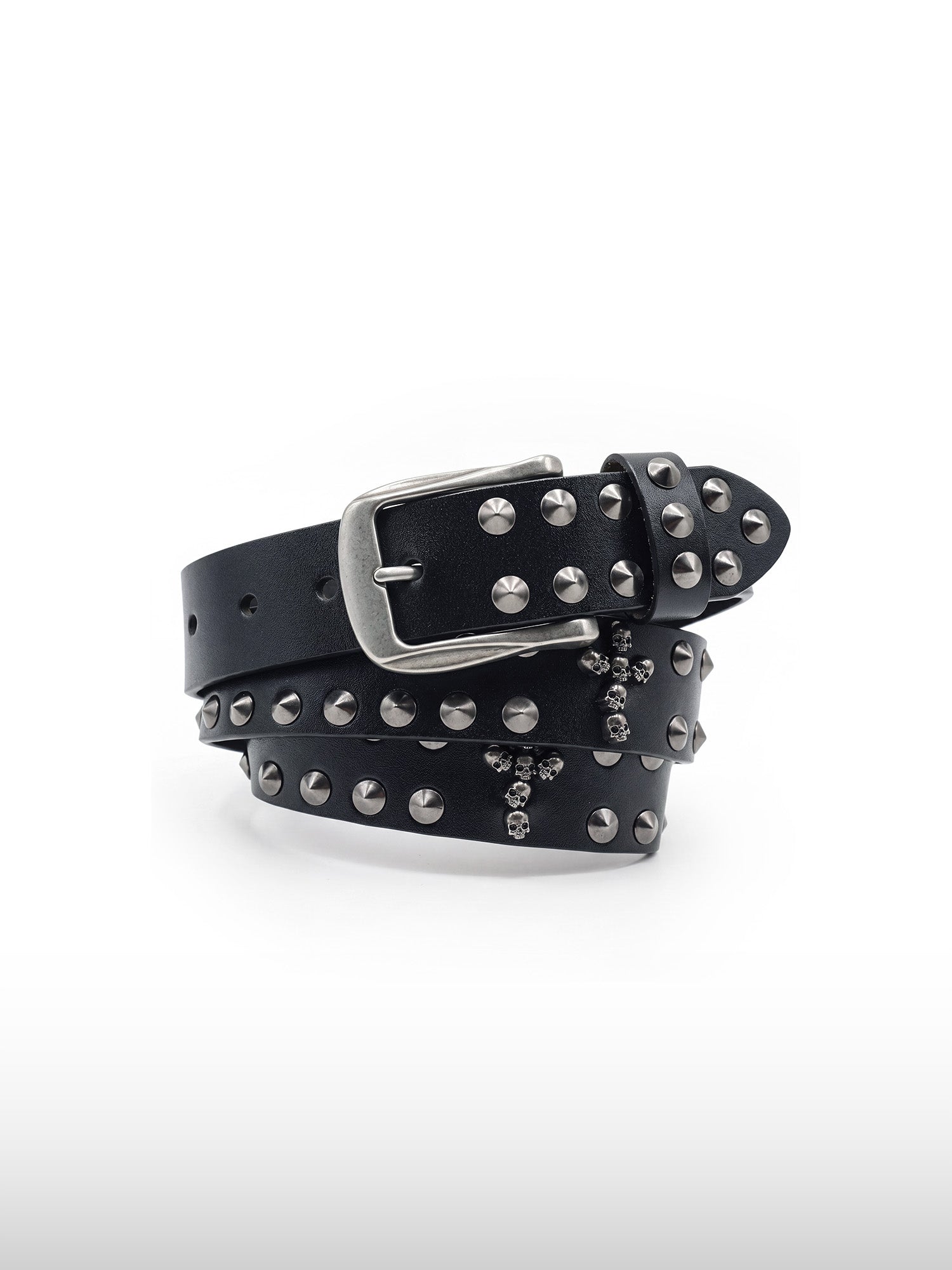 Studded Skull Cross Belt
