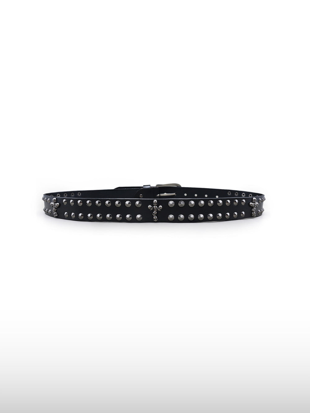 Studded Skull Cross Belt