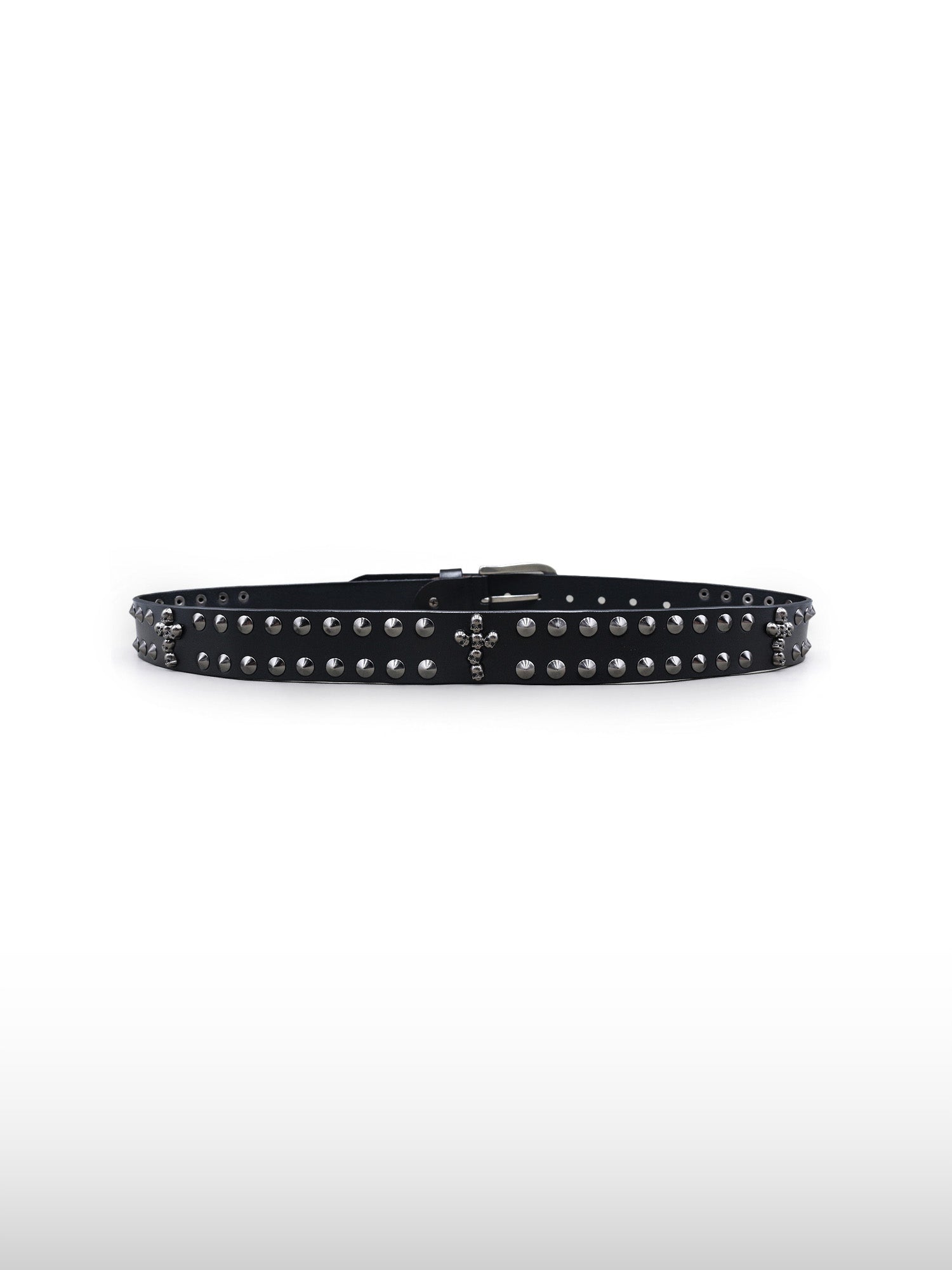 Studded Skull Cross Belt