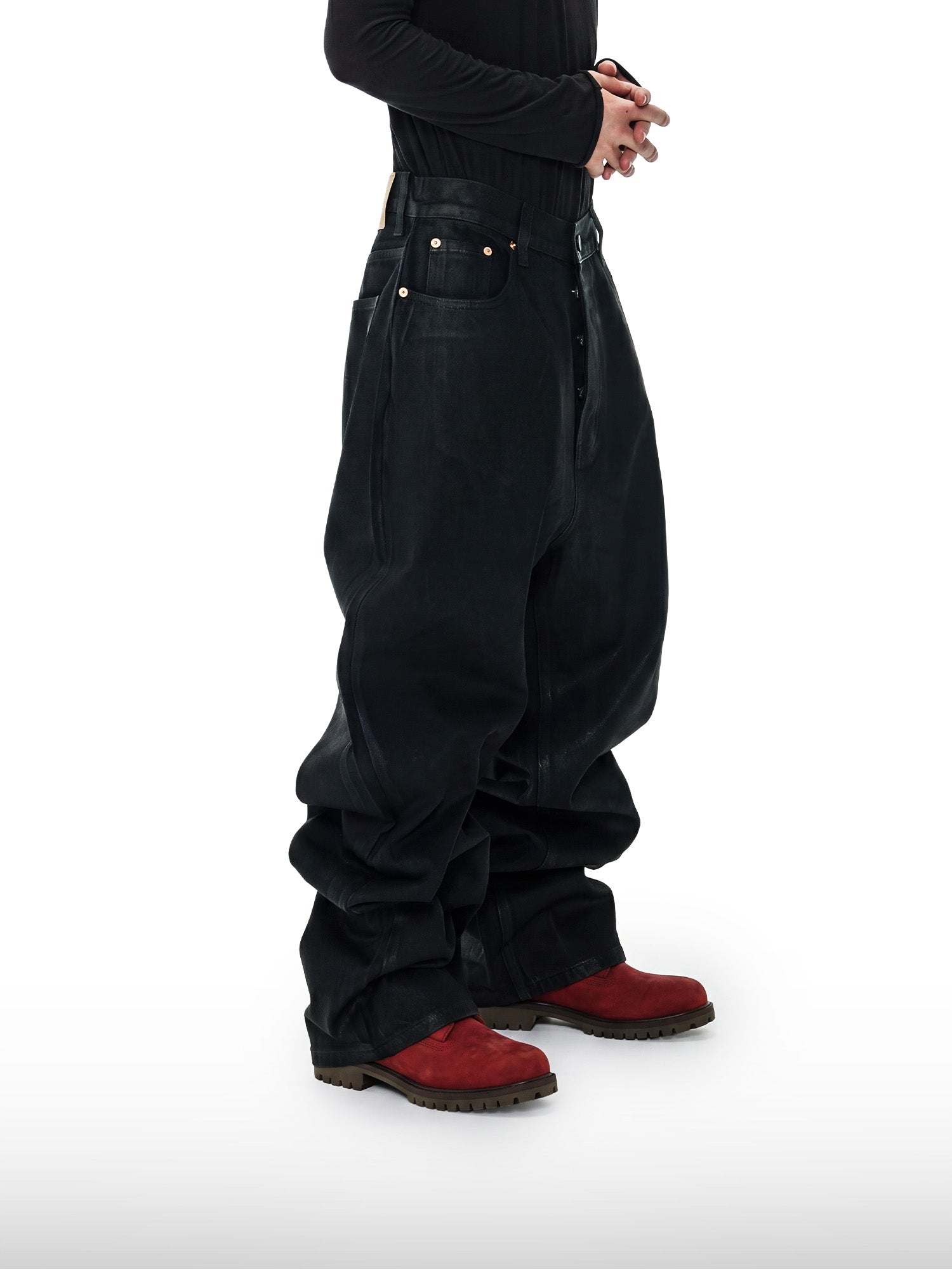 Zwarte Baggy Jeans