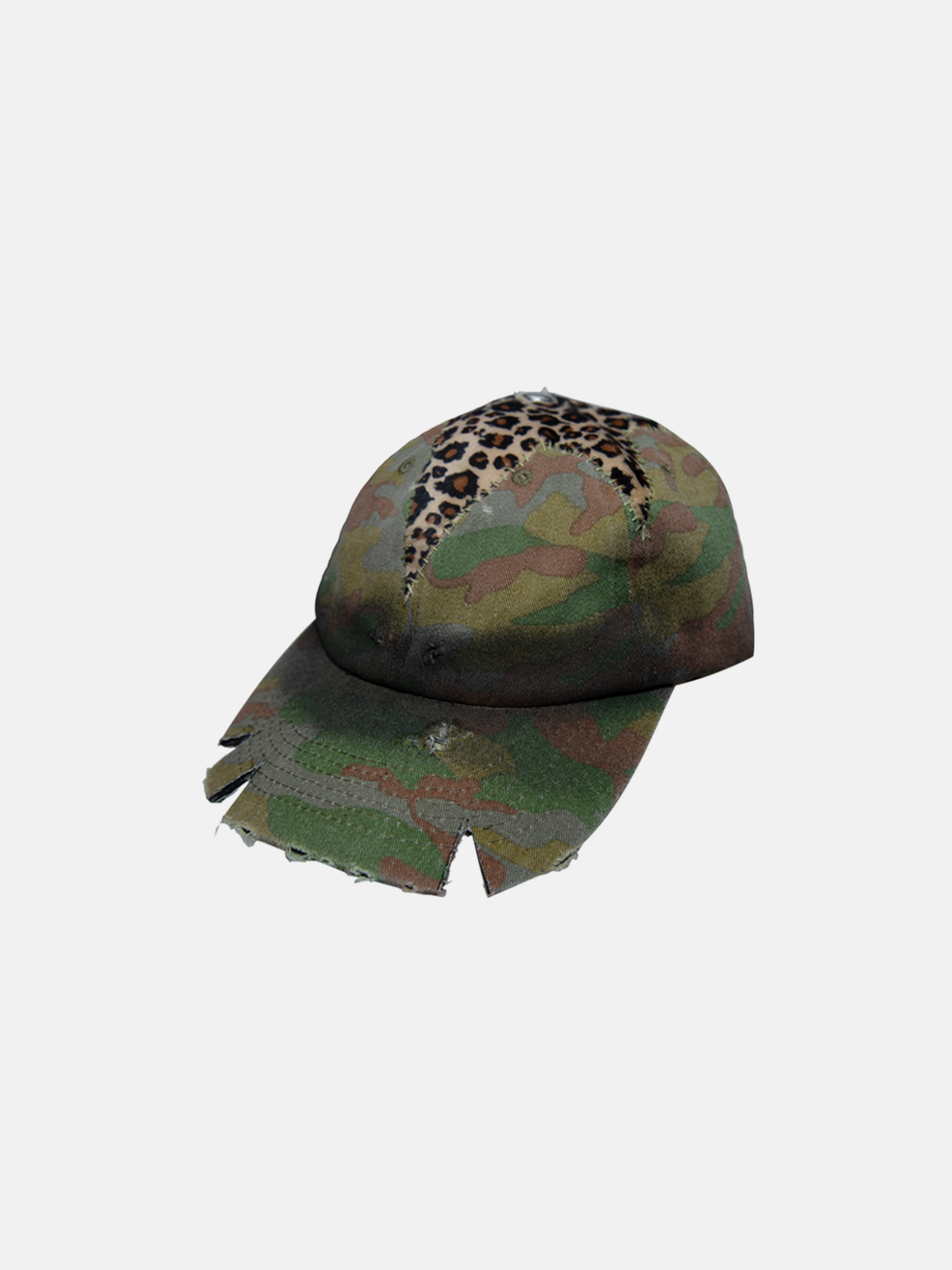 Camo Leopard Trim Cap