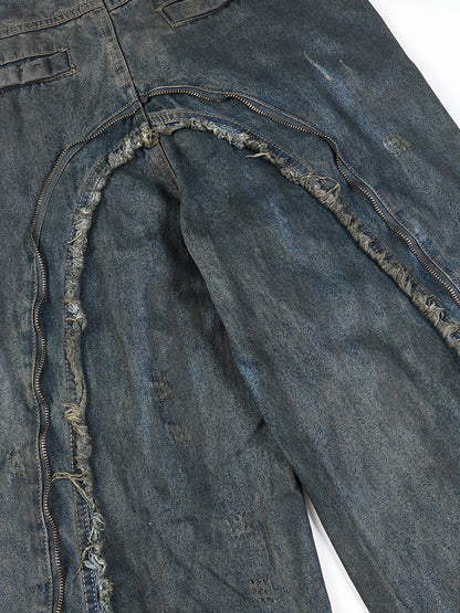 Jeans da strada del caos