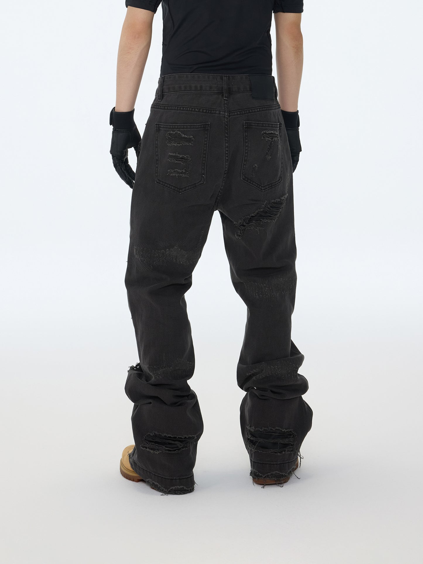 Charcoal Rip Jeans