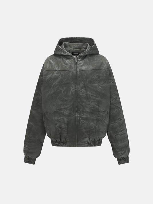 Washed Hoodie Jacket