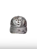 Distressed Rivet Cross Cap