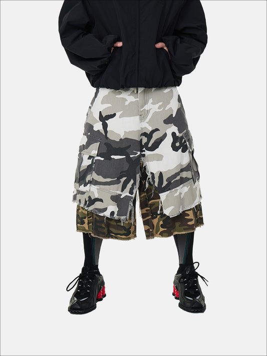 Double Camo Shorts