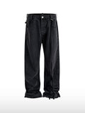 Drape Black Jeans