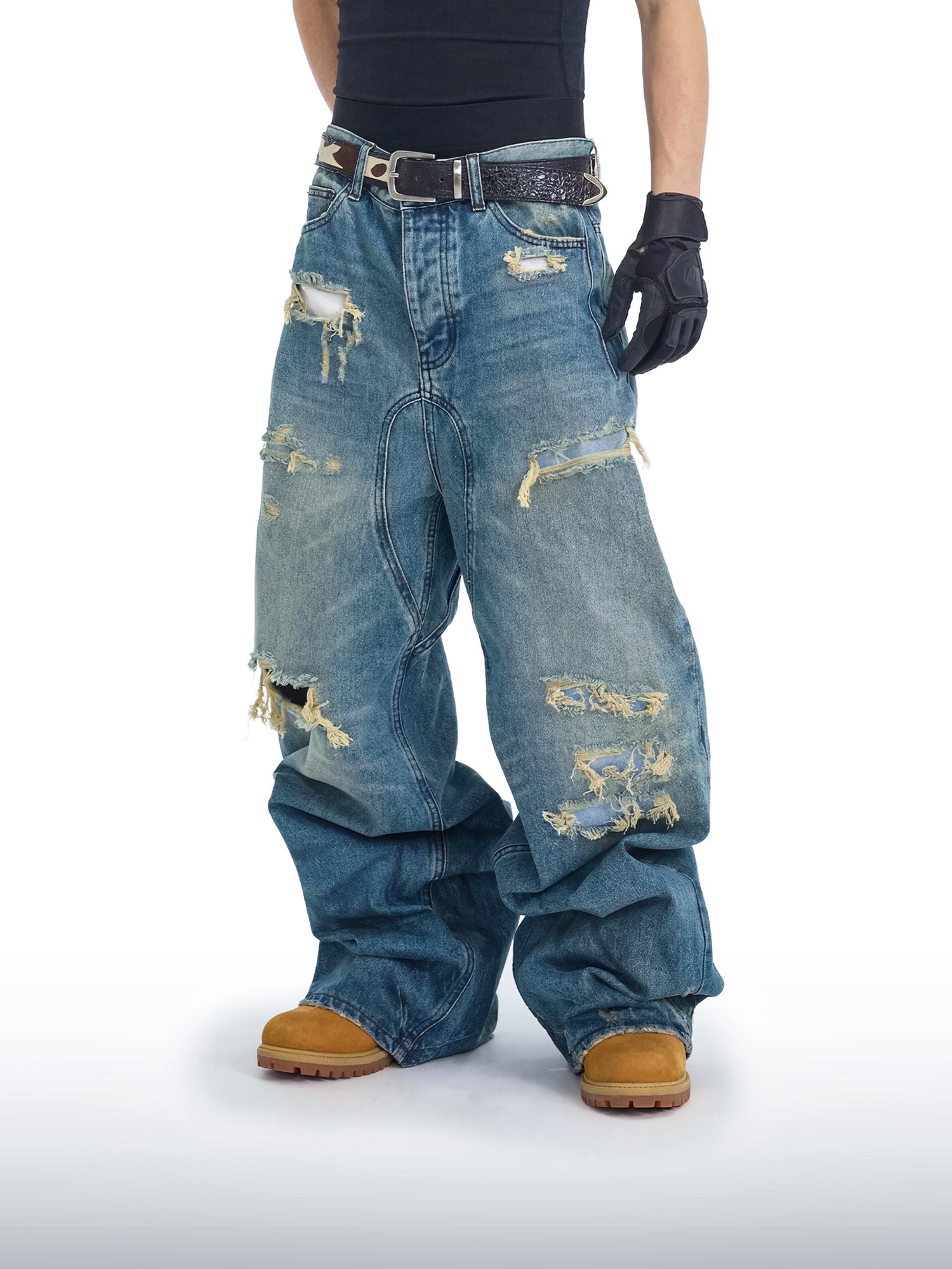 Jeans Dust Walker Panelled