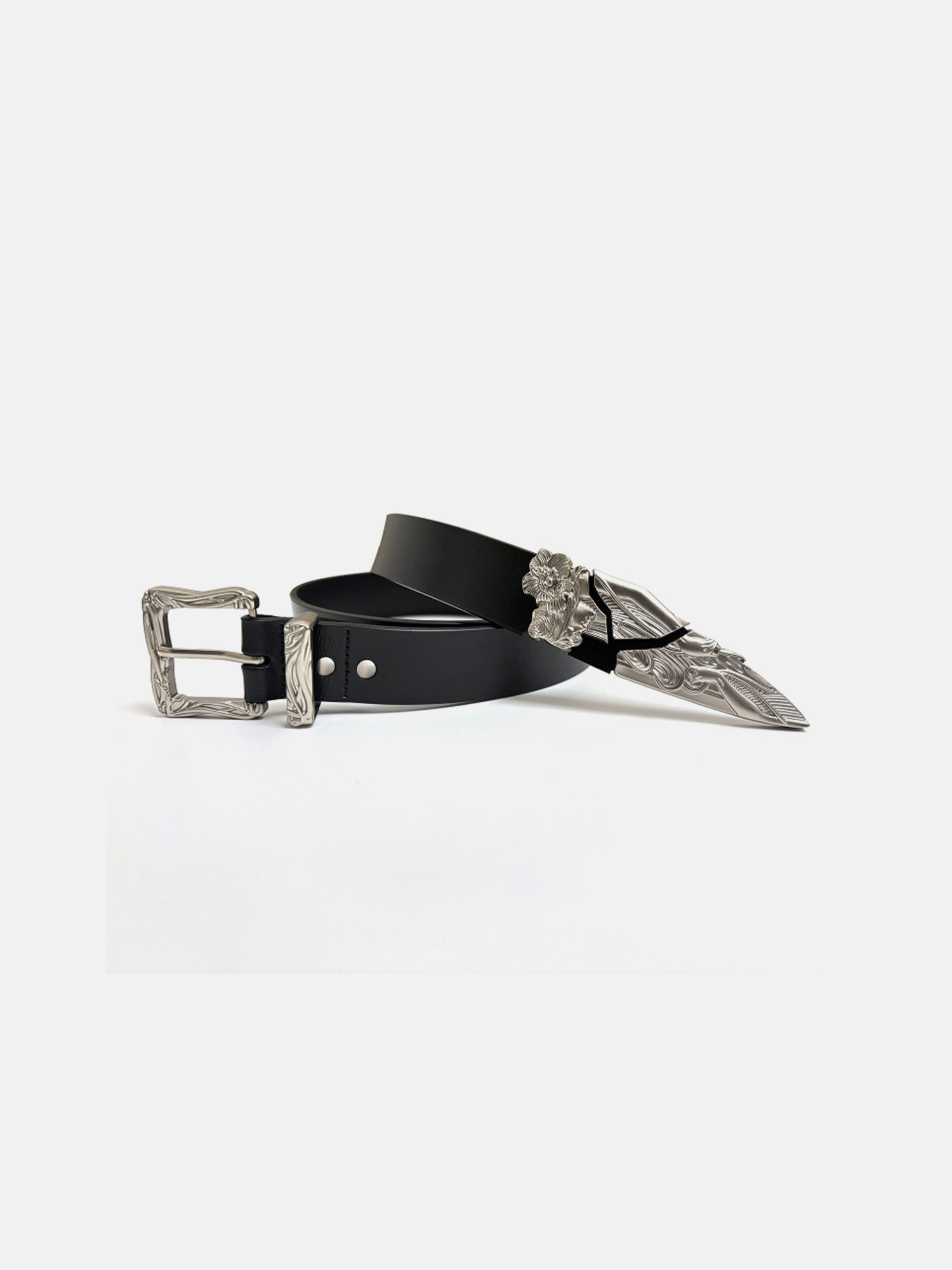 Ceinture à Boucle Gravée